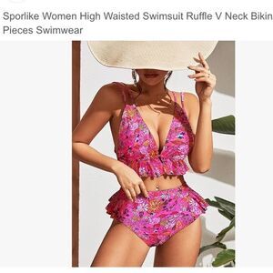 NWT Sporlike High waisted Bikini Sz S